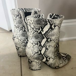 Steve Madden Snakeskin Boots